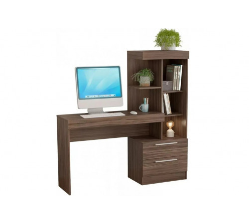 Стол письменный с библиотекой – 131×37×137 см.