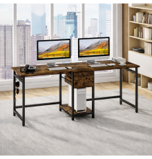 Стіл подвійний з ящиками