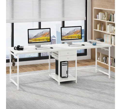 Стол двойной с ящиками – 200×60×75 см.