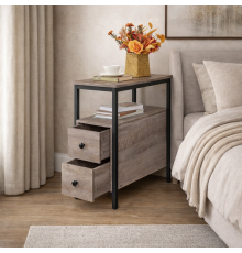 Стол с ящиком и открытой полкой для хранения