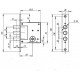 Замок KEDR 10/S-60.3R14