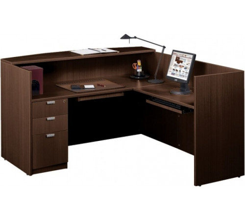 L‑образная стойка для приема гостей