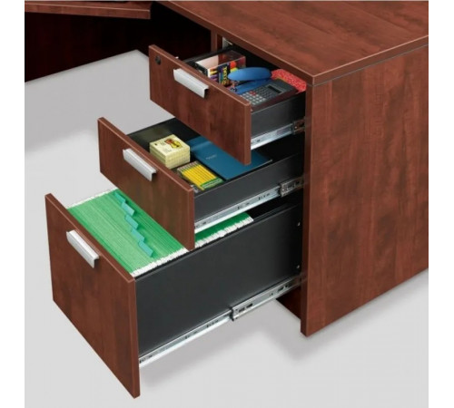 Современный угловой L‑образный стол