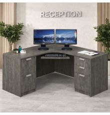 Сучасний кутовий L-подібний стіл