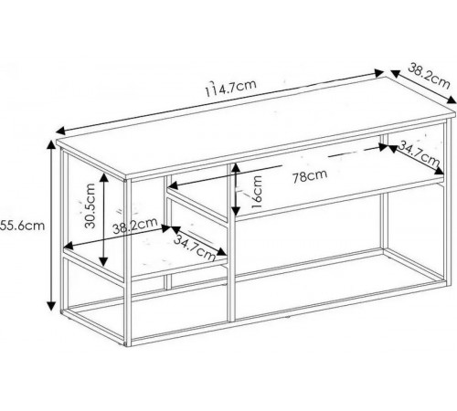 ТВ-подставка до 50″ - MSMLOFT