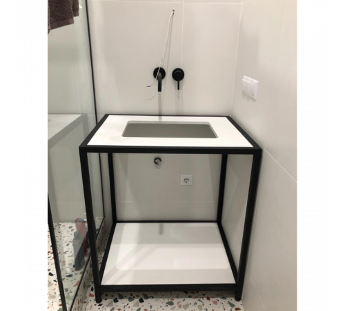 Тумба без дверей под раковину, стиль LOFT, 850×600×750 мм (МСМ)