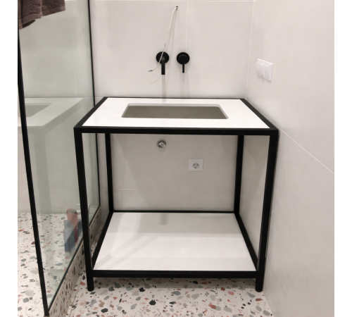 Тумба без дверей под раковину, стиль LOFT, 850×600×750 мм (МСМ)