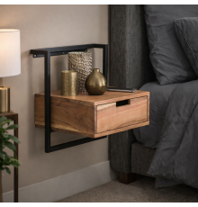 Тумба ночная металлическая 500х500х350 мм.