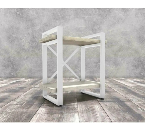 Тумба прикроватная Айсберг 40 — белая.