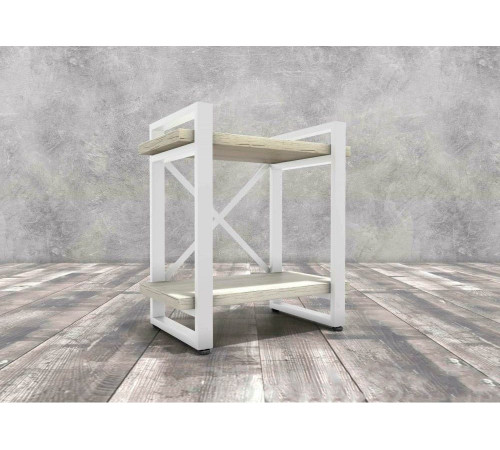 Тумба прикроватная Айсберг 40 — белая.