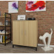 Тумба офисная L-800 MSMLOFT - 90x80x40, двухдверная.