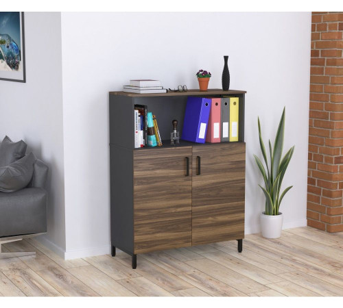 Тумба офісна LTO-900-1200 (антрацит) — MSMLOFT