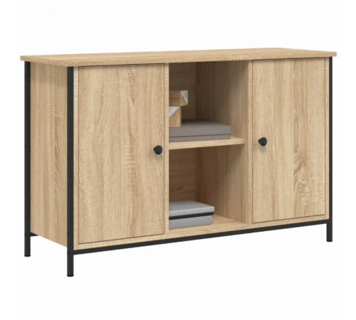 Тумба под телевизор – дуб Сонома (100×35×65 см)