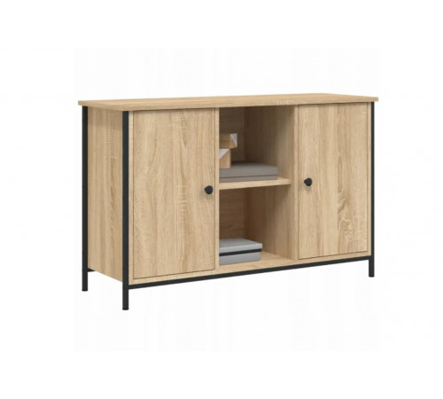 Тумба под телевизор – дуб Сонома (100×35×65 см)