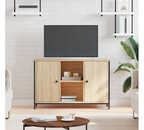 Тумба под телевизор – дуб Сонома (100×35×65 см)