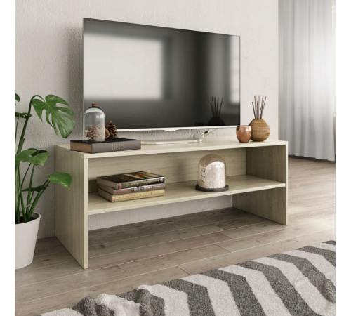 Тумба под телевизор – дуб Сонома, 100×40×40 см
