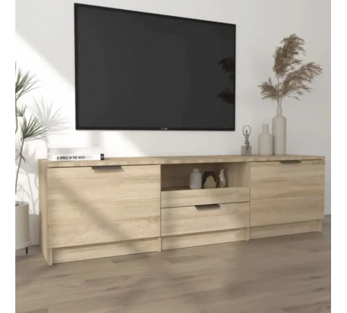 Тумба под телевизор – дуб Сонома (140×35×40 см)