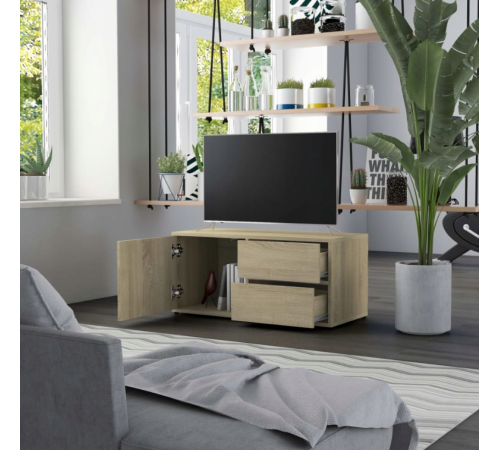 Тумба под телевизор - дуб Сонома