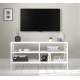 Тумба под телевизор MSMLOFT 120 см - металлическая, 3 полки.