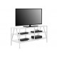 Тумба под телевизор MSMLOFT 120 см - металлическая, 3 полки.