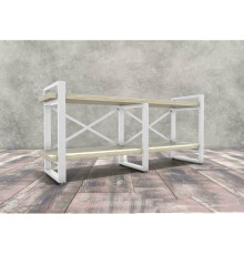 Тумба под ТВ Айсберг 120 белый/белый MSMLOFT