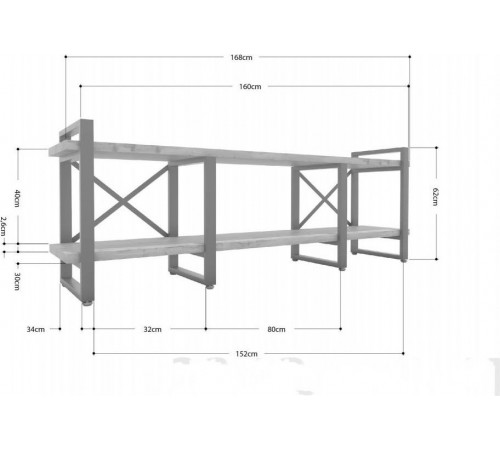 Тумба Айсберг Лофт 160