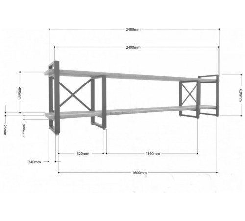 Тумба Айсберг Лофт 240