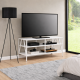 Тумба под телевизор MSMLOFT 120 см - металлическая, 3 полки.