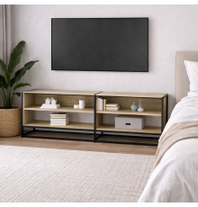 Тумба под телевизор, дуб сонома, 180,5x40x46 см