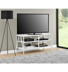 Тумба під телевізор металева у стилі MSMLOFT 500х1200х400 мм Білий