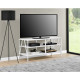 Тумба под телевизор MSMLOFT 120 см - металлическая, 3 полки.