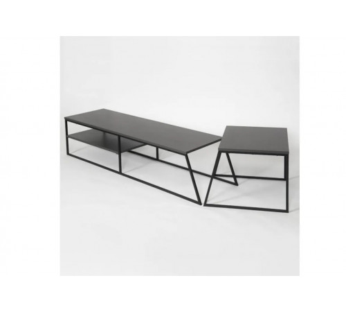 Тумба MSMLOFT 163 см + кофейный столик.