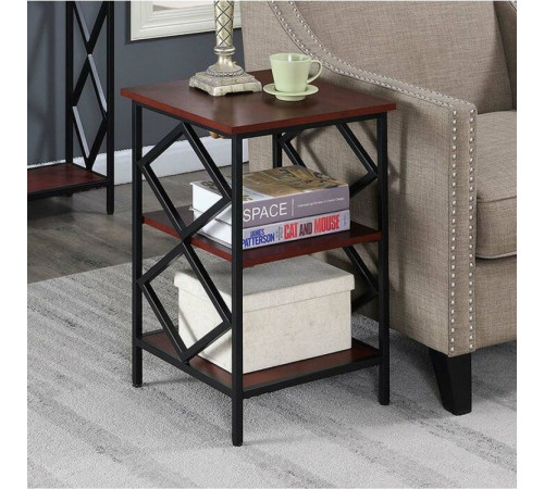 Тумбочка лофт - ДСП + металл