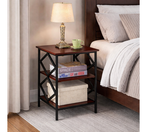 Тумбочка лофт - ДСП + металл