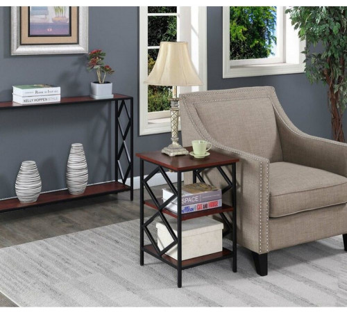 Тумбочка лофт - ДСП + металл