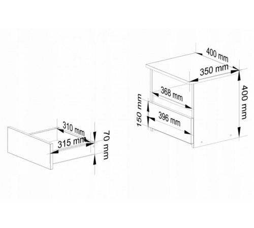 Стильная лофт-тумба от производителя.
