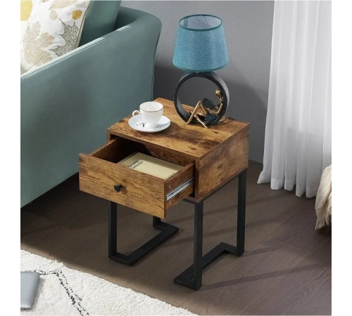 Тумбочка VECELO Modern — функціональний мінімалізм у стилі LOFT