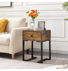 Тумбочка VECELO Modern з 1 ящиком