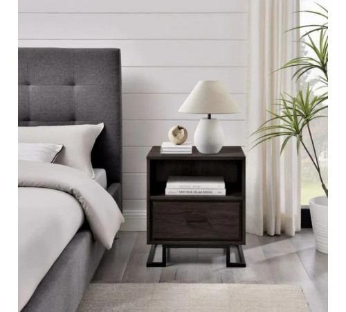 Тумбочка с 1 ящиком стиле лофт