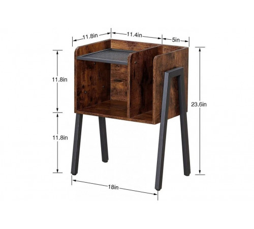 Тумбочка VECELO — дизайнерська сміливість та індустріальний комфорт