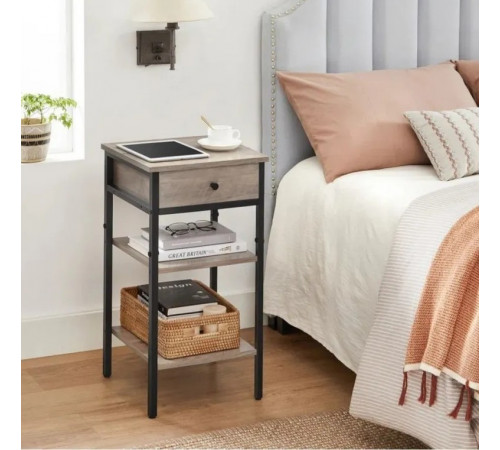 Тумбочка Ezzel — вертикальна ергономіка та бездоганний лофт-стиль