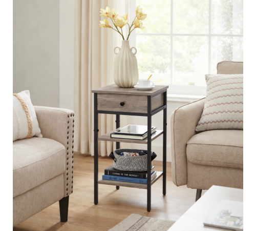 Тумбочка Ezzel — вертикальна ергономіка та бездоганний лофт-стиль