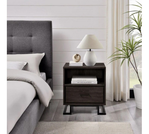 Тумбочка с 1 ящиком стиле лофт