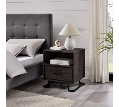 Тумбочка с 1 ящиком стиле лофт