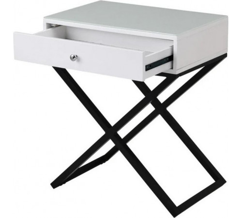 Тумбочка с металлической крестовиной