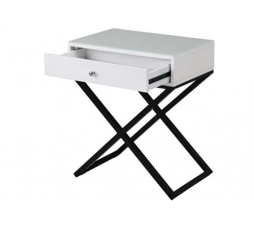 Тумбочка с металлической крестовиной