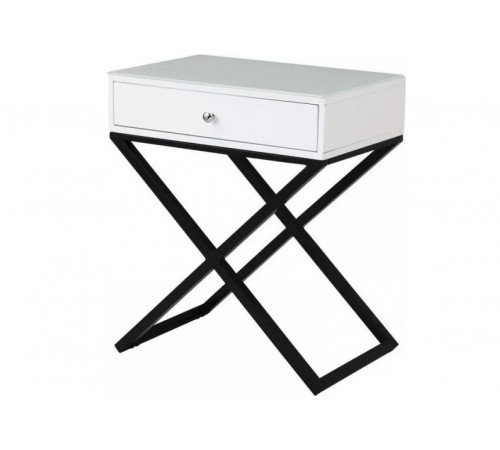 Тумбочка с металлической крестовиной