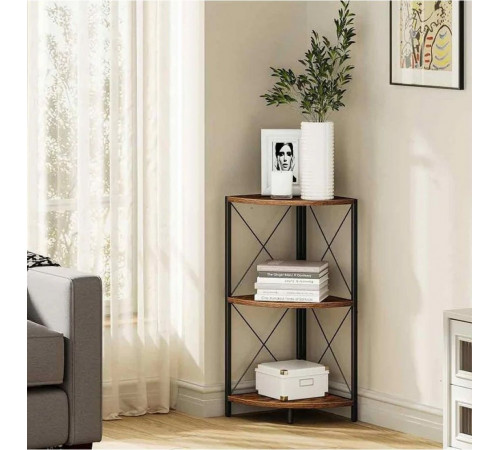 Угловая полка Snughome с металлическим каркасом MSM — компактный стильный элемент для дома или офиса