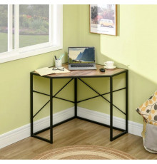 Угловой стол с металлическим основанием