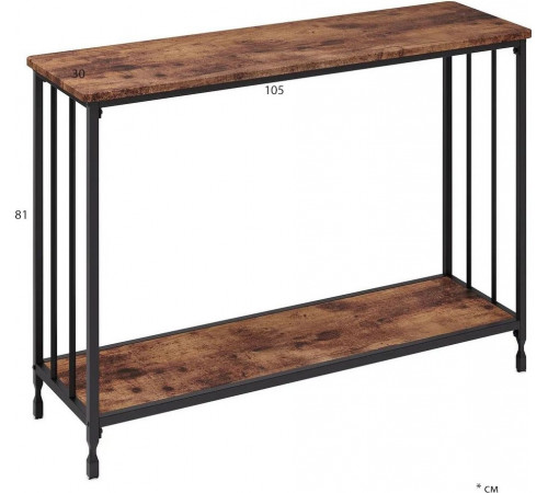 Узкий стол в прихожей 105×30×81